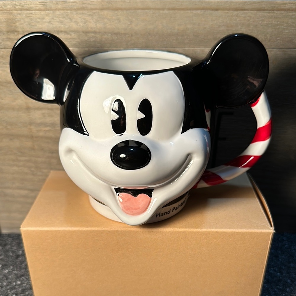 Disney Mickey Mouse Ceramic Mug - Black and White